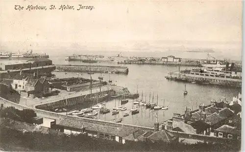 AK / Ansichtskarte 73937269 Jersey__UK The Harbour St Helier