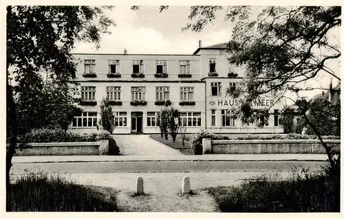 AK / Ansichtskarte  Timmendorferstrand_Timmendorf__Timmendorfer_Strand Ferienheim der Hbg Gas und Wasserwerke Haus am Meer