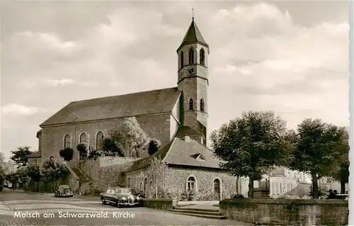 AK / Ansichtskarte  Malsch_Karlsruhe Kirche