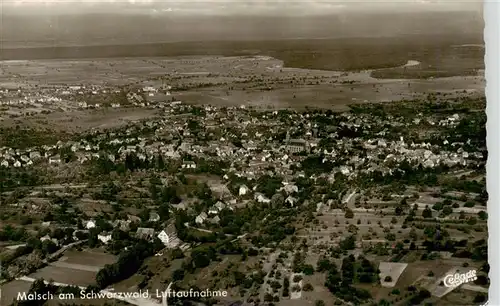 AK / Ansichtskarte  Malsch_Karlsruhe Fliegeraufnahme