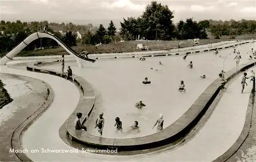 AK / Ansichtskarte  Malsch_Karlsruhe Schwimmbad