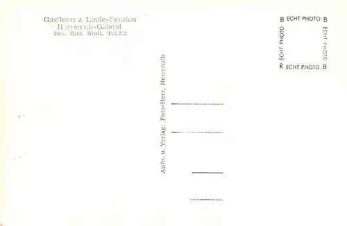 AK / Ansichtskarte  Herrenalb_Bad_Herrenalb Gasthaus zur Linde