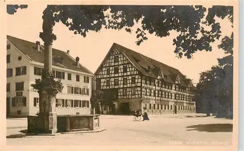 AK / Ansichtskarte  Winterthur__ZH Marktbrunnen Saeule