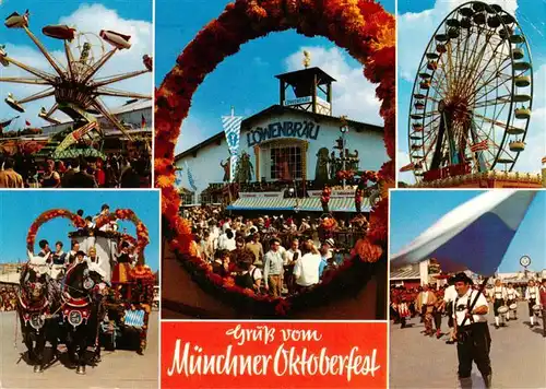 AK / Ansichtskarte  Gruss_aus Muenchner Oktobetfest