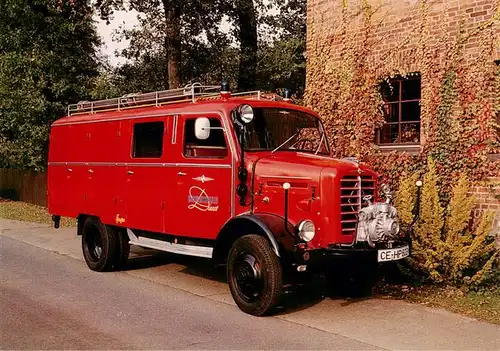 AK / Ansichtskarte  Feuerwehr_Fire-Brigade_Pompiers_Bomberos Borgward B 522 A/O Allrad