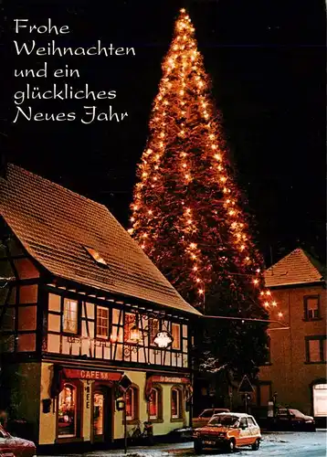 AK / Ansichtskarte  Zell_Harmersbach Groesster Christbaum Deutschlands