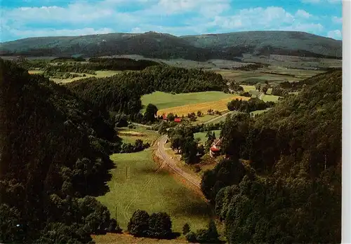 AK / Ansichtskarte  Hausen_Witzenhausen Fliegeraufnahme mit Berggasthof Hoher Meissner