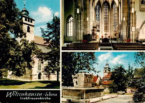 AK / Ansichtskarte 73937471 Witzenhausen Liebfrauenkirche Inneres Park