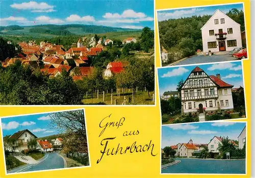 AK / Ansichtskarte 73937482 Fuhrbach Panorama Hotel zum Kronprinzen Strassenpartien