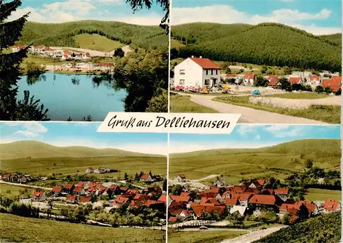 AK / Ansichtskarte 73937484 Delliehausen_Uslar Bergsee Campingplatz Panorama