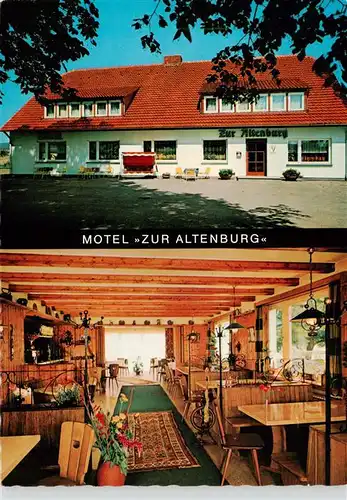 AK / Ansichtskarte  Oldershausen_Northeim Motel Zur Altenburg Gastraum