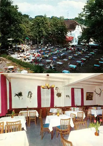 AK / Ansichtskarte 73937492 Northeim_Niedersachsen Waldhotel Gesundbrunnen Gartenwirtschaft Gaststube