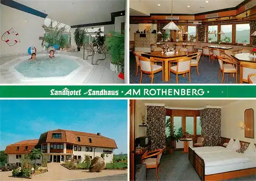 AK / Ansichtskarte 73937494 Volpriehausen Landhotel mit Landhaus am Rothenberg Whirlpool Gastraum Zimmer