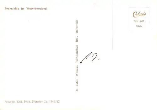 AK / Ansichtskarte  Bodenfelde Fliegeraufnahme