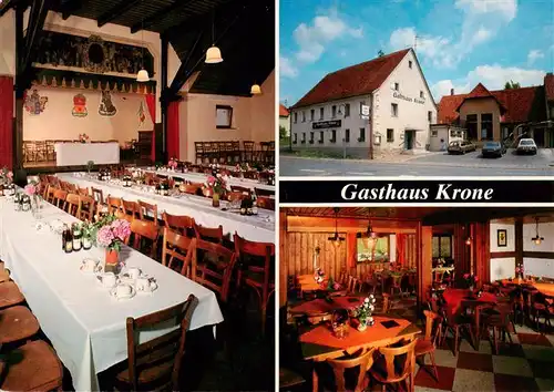 AK / Ansichtskarte  Anselfingen Gasthaus Krone Gastraeume