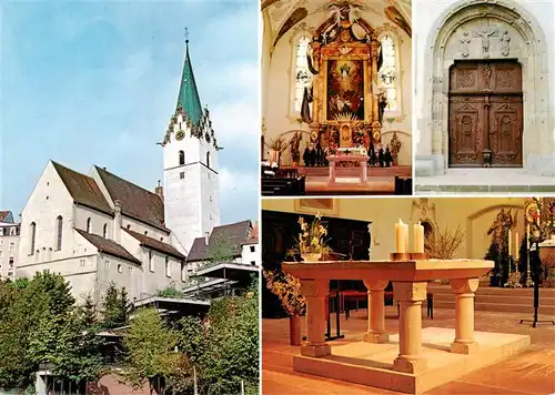 AK / Ansichtskarte 73937555 Engen_Hegau Kath Stadtkirche Altar Portal
