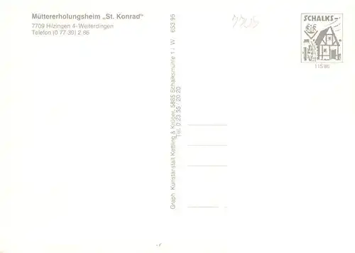 AK / Ansichtskarte  Weiterdingen_Hilzingen Muettererholungsheim St Konrad