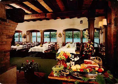 AK / Ansichtskarte  Buesingen_Hochrhein_BW Hotel Alte Rheinmuehle Gastraum