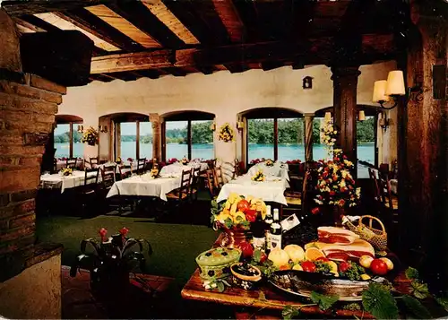 AK / Ansichtskarte  Buesingen_Hochrhein_BW Hotel Alte Rheinmuehle Gastraum