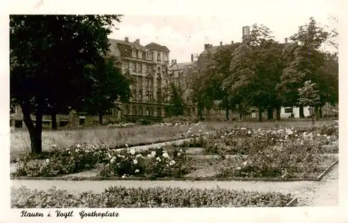 AK / Ansichtskarte Plauen__Vogtland Goetheplatz 