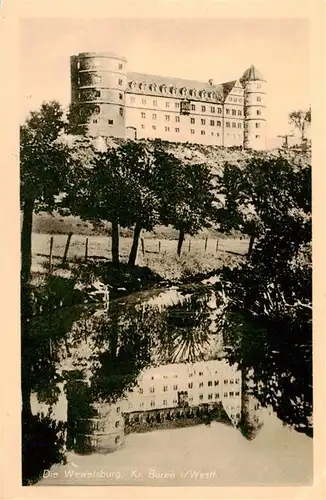 AK / Ansichtskarte Weselsburg_Bueren Blick zur Weselsburg Weselsburg Bueren