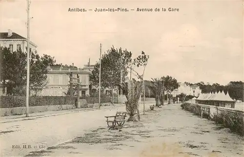 AK / Ansichtskarte  Juan-les-Pins_Antibes_06 Avenue de la Gare