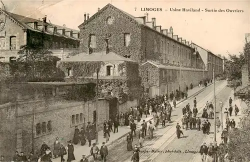 AK / Ansichtskarte  Limoges_87_Haute-Vienne Usine Haviland Sortie des Ouvriers