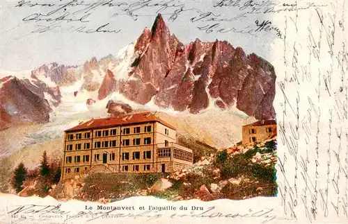 AK / Ansichtskarte  Le_Montanvert_74_Haute-Savoie Berghotel Aiguille du Dru