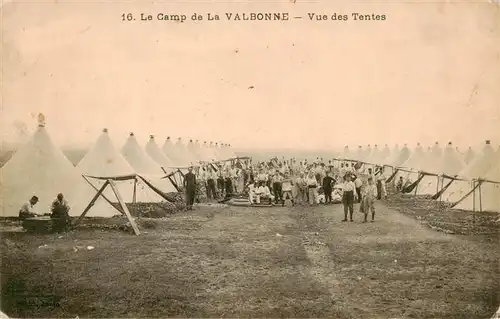 AK / Ansichtskarte  Valbonne_La_Camp_Militaire_01_Ain Vue des Tentes