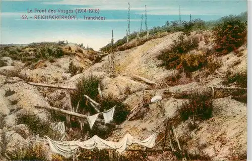 AK / Ansichtskarte  Reichackerkopf_Reichsackerkopf_Munster_68_Alsace Tranchées Front des Vosges Kriegsschauplatz 1. Weltkrieg