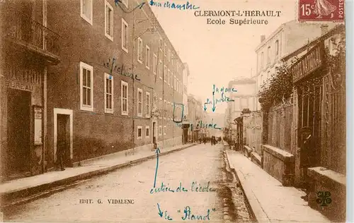 AK / Ansichtskarte  Clermont-l_Herault_34 Ecole Supérieure