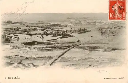 AK / Ansichtskarte El Golea_Algerie Fliegeraufnahme 