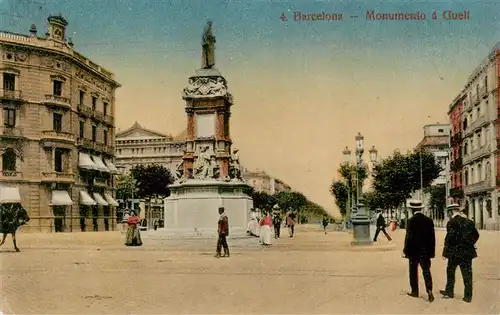 AK / Ansichtskarte Barcelona_Cataluna_ES Monumento a Guell Denkmal 