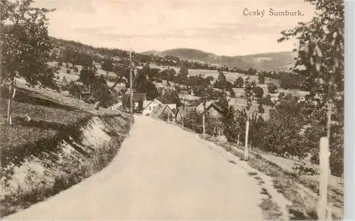 AK / Ansichtskarte Cesky_Sumburk_Boehmisch_Schoenburg_CZ Panorama 