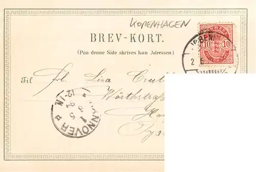 AK / Ansichtskarte Kopenhagen_Kjoebenhavn_DK Kronburg Marienlyst Udsigt over Sundet Litho 