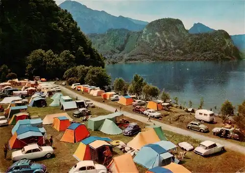 AK / Ansichtskarte Kochel_See_Bayern Camingplatz Kesselberg 