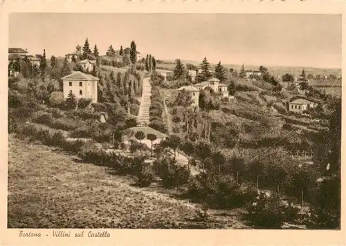 AK / Ansichtskarte Tortona_Alessandria_Piemonte_IT Villini sul Castello 