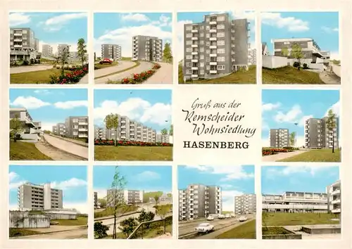 AK / Ansichtskarte Hasenberg_Remscheid Teilansichten Wohnsiedlung Hasenberg Remscheid