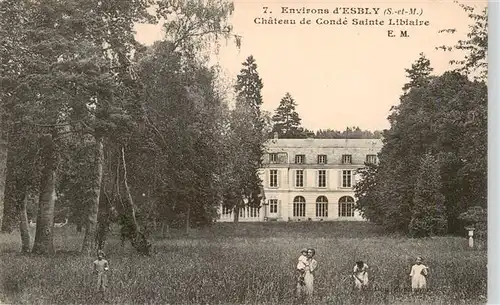 AK / Ansichtskarte  Esbly_77_Seine-et-Marne Château de Condé Sainte Libiaire