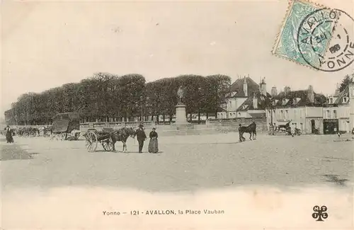 AK / Ansichtskarte  Avallon_89_Yonne Place Vauban