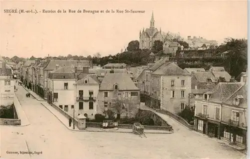 AK / Ansichtskarte  Segre_49_Maine-et-Loire Entrees de la Rue de Bretagne et de la Rue St Sauveur