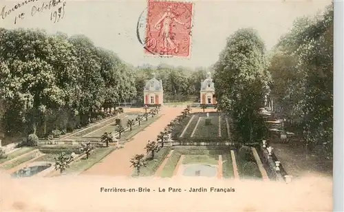 AK / Ansichtskarte  Ferrieres_-en-Brie_77_Seine-et-Marne Le Parc Jardin Francais