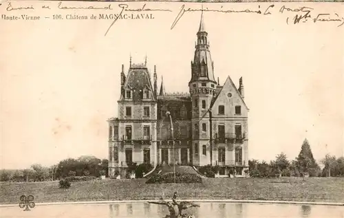 AK / Ansichtskarte  Magnac-Laval_87_Haute-Vienne Chateau de Magnac Laval