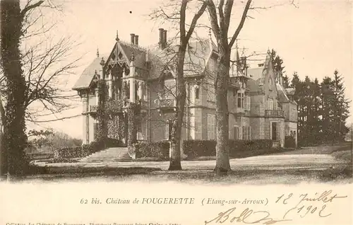 AK / Ansichtskarte  Fougerette_Chateau_Etang-sur-Arroux_71_Saone-et-Loire Chateau de Fougerette
