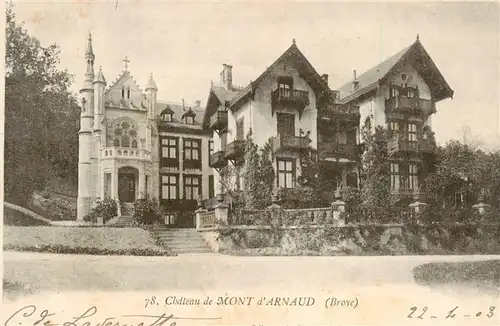 AK / Ansichtskarte  Mont_d_Arnaud_Broye_71_Saone-et-Loire Chateau de Mont d'Arnaud