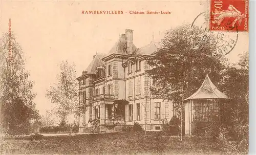AK / Ansichtskarte  Rambervillers_88_Vosges Chateau Sainte Lucie