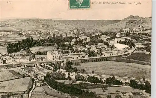 AK / Ansichtskarte  Espaly-Saint-Marcel_43_Haute-Loire prise du Rocher Saint Michel 