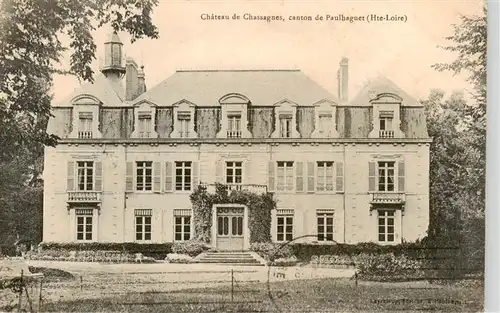AK / Ansichtskarte  Paulhaguet Chateau de Chassagnes