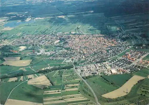 AK / Ansichtskarte  Moersch_Rheinstetten_Karlsruhe Fliegeraufnahme