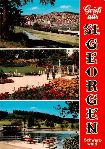 AK / Ansichtskarte 73938235 St_Georgen__Schwarzwald Stadtansicht Park Terrasse